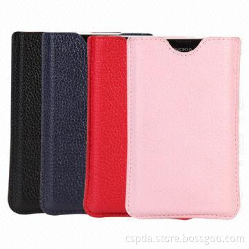 PU Mobile Phone Cases/Pouches for Nokia Lumia 525, Various Colors Available